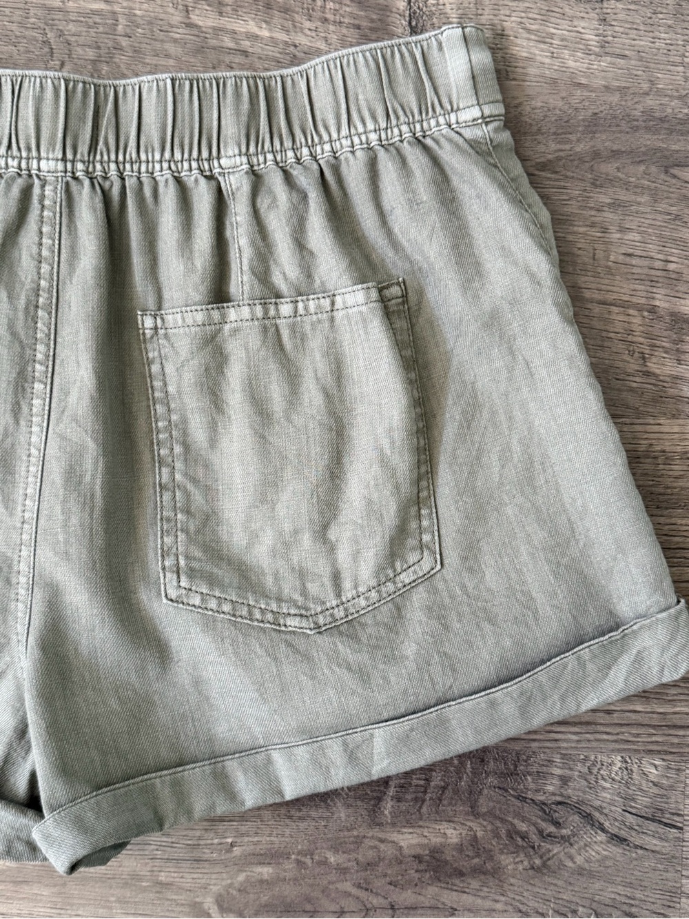Pilcro Womens Pleated Cuffed Cotton Shorts Size 28 Coastal Casual Resort - Picture 5 of 10
